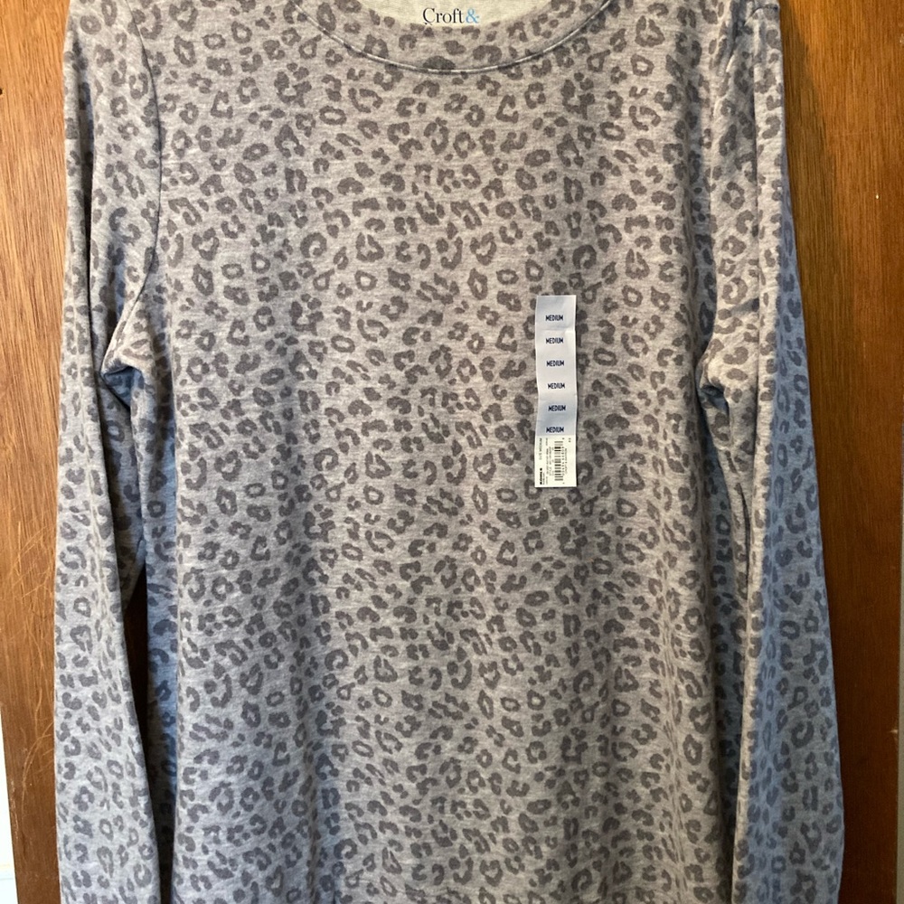 NWT Croft & Barrow Extra Cozy Crewneck Top